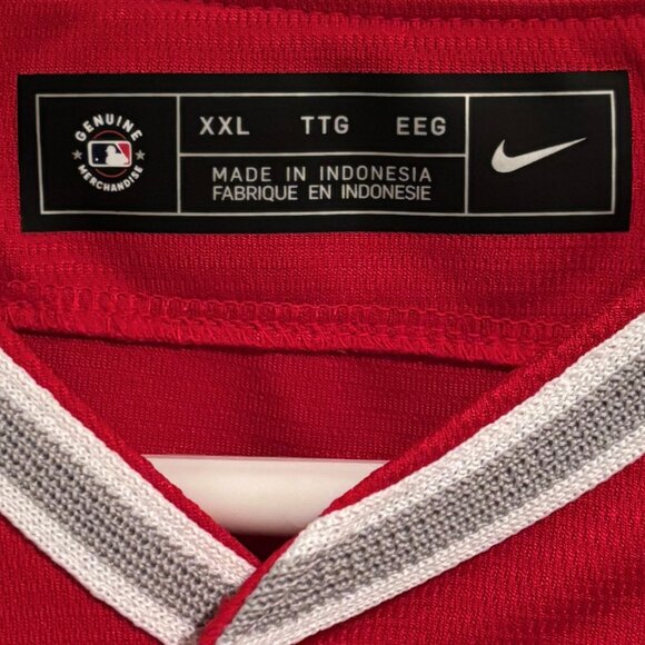 Mike Trout #27 Los Angeles Angels Nike Red Alternate Limited Player MLB Jersey - Picture 3 of 6